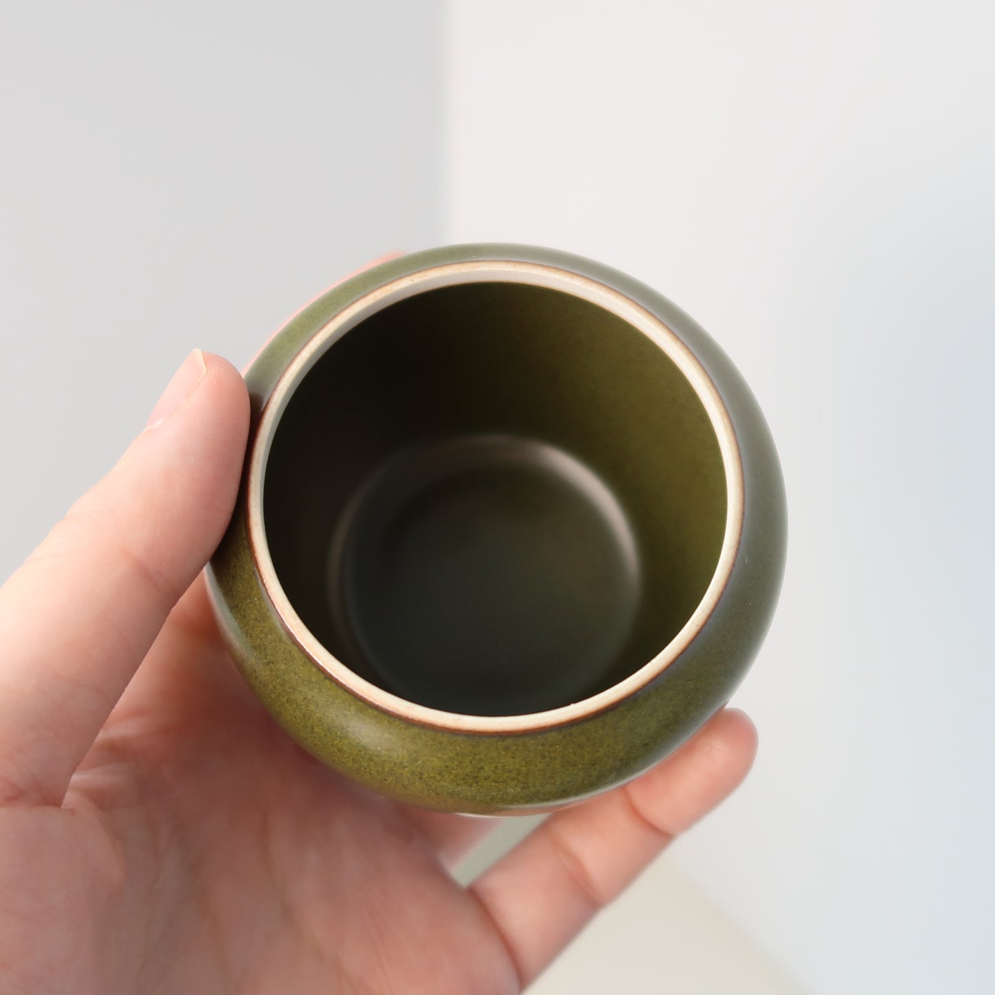 Matcha Glaze Tea Caddy